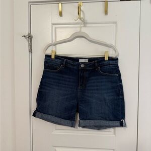 LOFT Dark Blue Jean Shorts